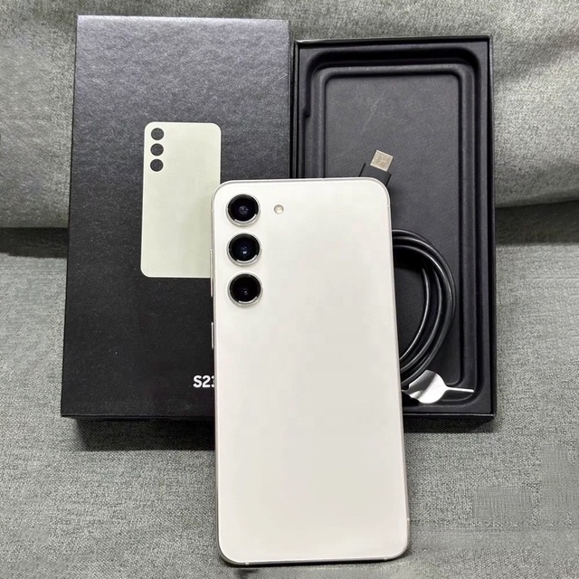 Wholesale Original Used Cell Phone for Am Sung S23 128GB Android Mobile Phone Unlocked 1sim 5G Smartphone Second Hand S22 S24