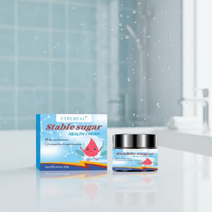 Crème à base de plantes pour le corps, stabilisatrice de glycémie, pour le contrôle des points d'acupuncture et la santé du glucose sanguin - Product Image 4