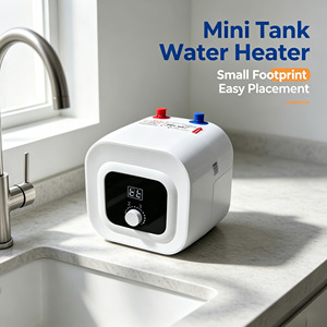 Calentador de Agua Eléctrico de 10L, Mini Calentador de Agua Eléctrico con Pantalla Digital, para Debajo del <span class=keywords><strong>Fregadero</strong></span> de la Cocina - Product Image 5
