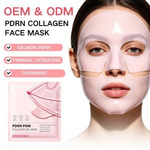 <span class=keywords><strong>Masque</strong></span> <span class=keywords><strong>facial</strong></span> au collagène PDRN d'ADN de saumon coréen, <span class=keywords><strong>masque</strong></span> en gel à l'acide hyaluronique et à la vitamine C pour hydrater et raffermir tous les types de peau - Product Image 1