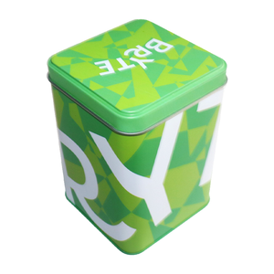 Nhà Sản Xuất Biểu Tượng Tùy Chỉnh Cấp Thực Phẩm Vuông Hộp Thiếc Bao Bì Cho Trà Kim Loại <span class=keywords><strong>Tin</strong></span> Có Thể Lưu Trữ - Product Image 3