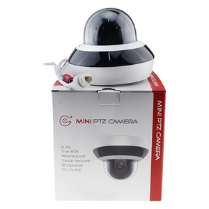 HIK 4MP 4X Outdoor IR Wi-Fi Mini Dome PTZ DS-<span class=keywords><strong>2DE2A404IW</strong></span>-<span class=keywords><strong>DE3</strong></span>/W(S6) การตรวจจับการเคลื่อนไหวไมโครโฟนในตัวกล้องรักษาความปลอดภัยเครือข่าย - Product Image 2