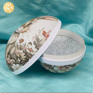 EN PACK personnalisé 2026 à remplir Beatrix Potter <span class=keywords><strong>lapin</strong></span> Floral oeuf de Pâques <span class=keywords><strong>papier</strong></span> conteneur oeuf de Pâques Kraft <span class=keywords><strong>papier</strong></span> mâché conteneurs - Product Image 2