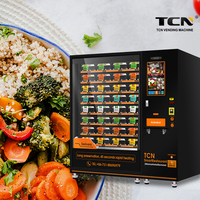 Distributeur automatique de nourriture chaude TCN, micro-ondes, distributeur de collations à monnayeur pour bureau, école, cantine