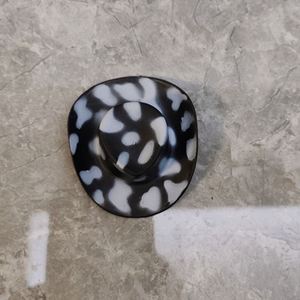 Vente en gros mini chapeau de cowboy chapeau de paille accessoires de coiffure cadeau chapeau de canard jaune cadre de boîte d'ombre accessoires de bricolage - Product Image 3