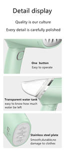 Défroisseur Vapeur Portable Pliable 206 Fashion pour Voyage et Maison, Double Tension, Brosse Vapeur Compacte Anti-Plis pour Vêtements - Product Image 6