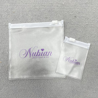 Bolsa con cierre de cremallera para joyería, bolsas pequeñas de PVC, Mini bolsa con cremallera esmerilada, logotipo impreso personalizado, impresión de plástico, bolsa de plástico transparente para gafas