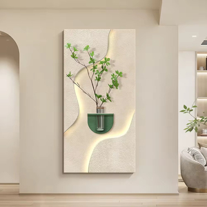 Decorazione moderna per la casa di lusso: dipinti decorativi tridimensionali in arenaria con luci LED per arredare gli interni delle abitazioni - Product Image 6