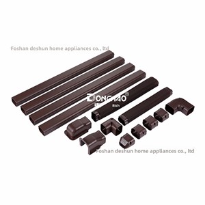 Juego Completo <span class=keywords><strong>de</strong></span> Canaletas Decorativas para <span class=keywords><strong>Aire</strong></span> <span class=keywords><strong>Acondicionado</strong></span> Donghao 1-5P (Serie Marrón) - Impermeable y Aislante - Product Image 5