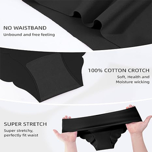 Slip Donna Senza Cuciture Traspiranti, Sexy a Vita Bassa, Effetto Nude, Intimo Bikini Senza Segni - Product Image 5