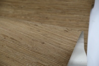 Revêtement mural en toile de jute naturelle marron, papier peint texturé pour la décoration intérieure résidentielle et commerciale