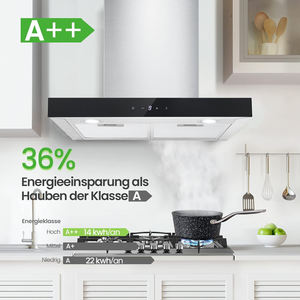 Topostrong Dunstabzugshaube 60厘米Mit 700 <span class=keywords><strong>m</strong></span> ³/h，Dunstabzug 60厘米Edelstahl，9 Stufen软触摸Steuerund，2w发光二极管-Licht - Product Image 6