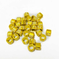 Bagues de patte en aluminium pour oiseaux, pour petits canaris, pigeons, pinsons, avec impression laser, 2mm 2.5mm 2.7mm 3mm 6mm