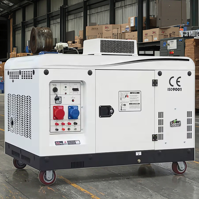 12kva Silent diesel Generator 220V/380V Single Phase/Double Voltage Soundproof 12kw Quiet Diesel Generator for Industrial Use