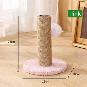 Arranhador Vertical para Gatos com Base Robusta para Gatos de Interior Arranhador de Sisal Seguro para Afiar Unhas e Promover Unhas Saudáveis - Product Image 4