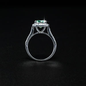 S925 Sterling Zilver Moissanite Princess Vierkante Platina Diamant Simulatie Ring Verlovingsring Trouwring - Product Image 3