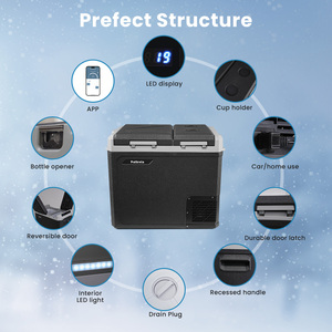 45L Car Refrigerators and Freezers for Car Camping Outdoor Home Use 12V/24V Compressor <b>Fridge</b> with APP Control Cooler Box - Product Image 4