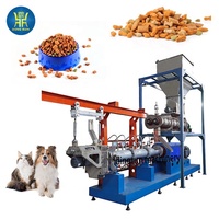 Nouvelle ligne de production entièrement automatique pour la fabrication d'aliments secs pour chats et chiens, extrudeuse de traitement automatique, machine à croquettes pour chiens