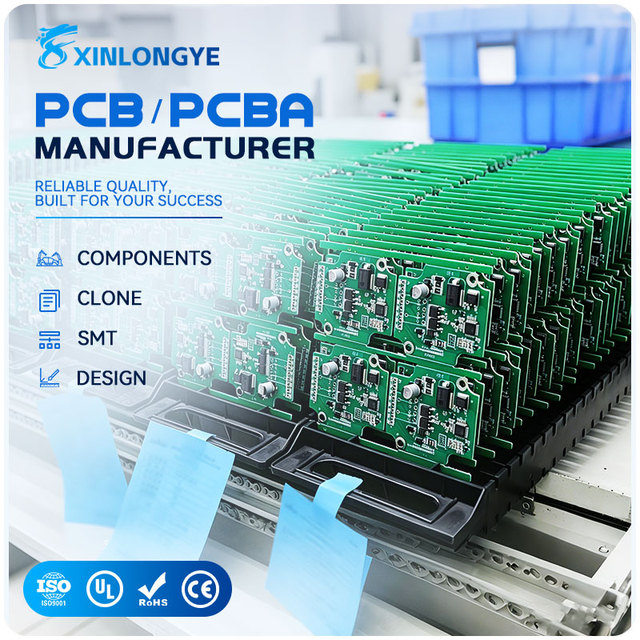Android TV Box Media Player Motherboard Electronic Board SMT PCB Assembly PCBA 4GB RAM 1 oz Copper XLY Consumer Telecom PCBA-XLY