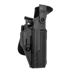 Level 3 Polyester <strong>Holster</strong> for G19/17/19X Gen 1-5 G23/32/G 45/44 Gen1-4 Adjustable OWB Paddle Auto Lock Thumb Release - Product Image 5