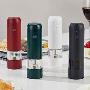 New Rechargeable Mill Pepper and Spice <b>Salt</b> Grinder With LED Light Adjustable <b>Coarseness</b> Kitchen Grinder - Product Image 2
