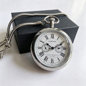 Reloj de Bolsillo Vintage al por Mayor, de Lujo, Estilo Antiguo, con Esfera Abierta, de Latón y Bronce, Mecánico, de Cuerda Manual, para Hombre - Product Image 5