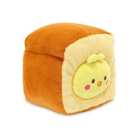 Jouet en peluche doux de 6 pouces, en forme de poussin, style alimentaire Kawaii, article interactif pour animaux de compagnie