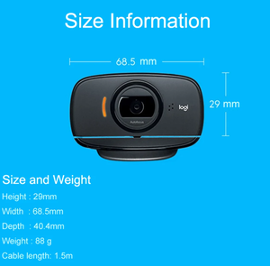 B525 Hd Webcam <b>Rotatable</b> Desktop Auto Camera with Microphone for Live Broadcast Conference Origin B525 Webcam - Product Image 2