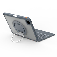 Clavier rotatif professionnel à 360 degrés Pro 11 M5 2026 avec étui, rétroéclairage 7 couleurs, pavé tactile multipoint et emplacement intégré pour stylet