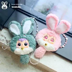 Tas Boneka Kelinci Trendy Happiness Bunny Chain Plush Vinyl Blind Box untuk Hadiah Ulang Tahun, Ide Mainan Unik - Product Image 3