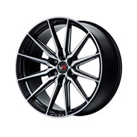 Jantes en alliage d'aluminium forgé sur mesure VeroX HF6-1 T6061 17-22 pouces Monobloc à rayons en Y Hyper Noir Nouveau 5x112/114.3/120