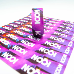 Tyvek-Impresora de billetes impermeable, pulseras de papel para eventos, pulseras con logotipo personalizado, pulseras desechables - Product Image 1