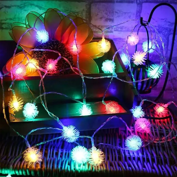 שמש מחרוזת אורות חיצוני 100 Led קריסטל גלוב אורות עמיד למים שמש לויה פיות אור עבור גן מסיבת חג מולד דקור
