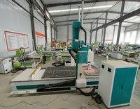Fresadora CNC de 5 Ejes, Tamaño 1325, ATC, Cambio Automático de Herramienta, Máquina de Grabado CNC de 5 Ejes para Madera y Contrachapado