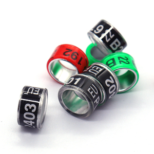 Vogel Been Band Rechte Been <span class=keywords><strong>Ring</strong></span> Voor Vogel 8Mm Duif Poot Ringen Custom Logo Naam Vlag Telefoonnummer - Product Image 1