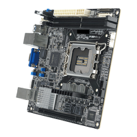 Motherboard Server Mini-ITX P13R-I dengan Soket Intel C262 Tunggal LGA 1700, Mendukung DDR5