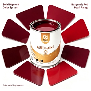 Recubrimiento <span class=keywords><strong>de</strong></span> Acabado Automotriz <span class=keywords><strong>de</strong></span> Alto Brillo, Color Rojo <span class=keywords><strong>Cereza</strong></span> Profundo Metálico Perlado Fino, Pintura para Automóviles 1K - Product Image 6