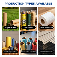 Machine à fabriquer des noyaux de papier très vendue, petite machine à tubes en papier