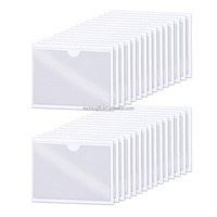 Accessoires de voiture transparents personnalisés, autocollants, porte-documents d'assurance auto avec affichage transparent pour carte auto