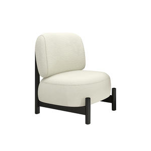 Sillón de Tela Moderno, Forma Redonda, Pintura a Base de Agua, Completamente Equipado para Sala de Estar, Balcón y Hogar - Product Image 5