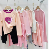 Vente en gros de nouveaux ensembles de vêtements pour enfants vêtements en coton pour enfants garçons et filles balles de vêtements pour bébés