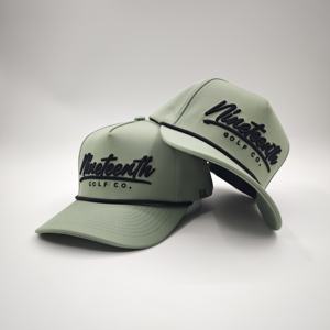 Casquettes de sport et de golf de haute qualité, décontractées, à 5 panneaux, à visière incurvée, réglables, imperméables, avec logo brodé personnalisé, casquettes de baseball à cordon, motif à pois - Product Image 1