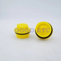 BSPP 1/8 1/2 3/4 1-1/4 Bouchon d'étanchéité en plastique Trou Valve de pompe hydraulique Bouchon en plastique avec joint torique Bouchon à filetage transversal hexagonal extérieur