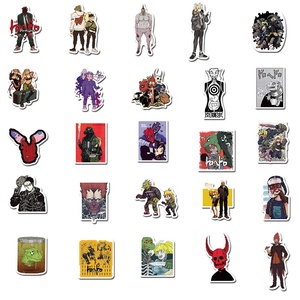 50Pcs New Japan Anime Dorohedoro Decor Label <span class=keywords><strong>per</strong></span> Skateboard bagagli Laptop Notebook Cartoon Anime Stickers - Product Image 6