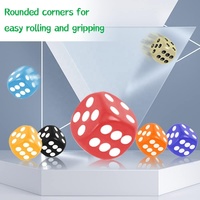 Jeu de dés standard colorés à 6 faces de 16 mm, 100 pièces, boîte en plastique opaque portable, 10 couleurs - Jeux de société, mathématiques en classe