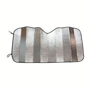 Custom Car Sunshade logo Printed Front Side <b>Window</b> Folded Bubble PE Aluminum Foil Car Sun <b>Shade</b> - Product Image 4