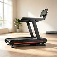 Caminadora para Gimnasio con Pantalla Inalámbrica de 21.5 Pulgadas, Cargador de Teléfono Integrado, Inclinación Motorizada Ajustable