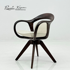 Fauteuil en bois courbé moderne de luxe pour hôtel et restaurant, vente en gros par Keynes - Product Image 3