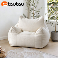 OTAUTAU Pouf rembourré avec garnissage, imperméable pour extérieur, fauteuil ottoman, canapé de camping, jardin, plage SF114