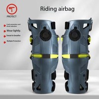 Protège-genou mécanique de jambe de moto tout-terrain Anti-chute résistant à l'usure équipement d'exosquelette de moto